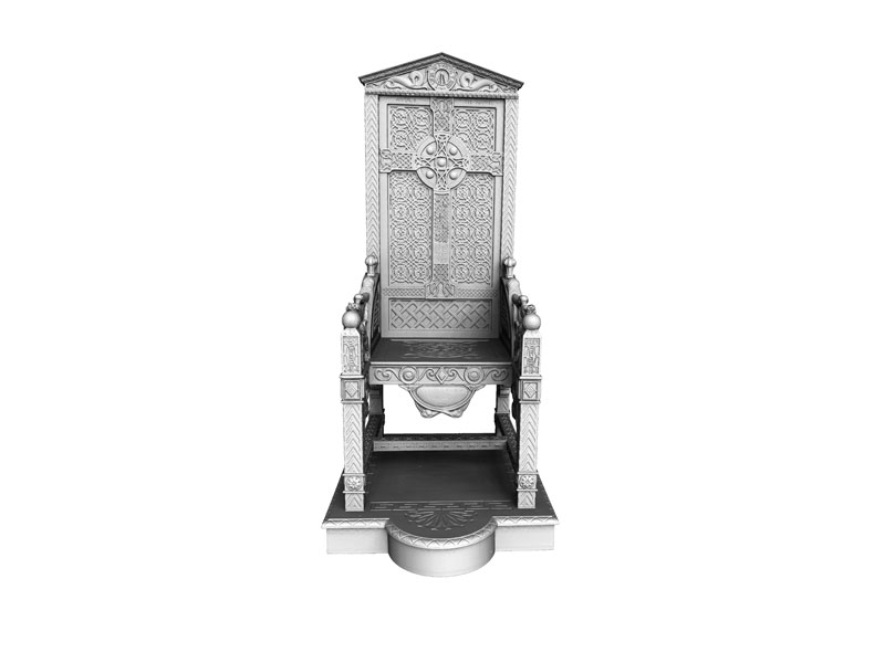 3D Scanning Black Chair Europac 3D