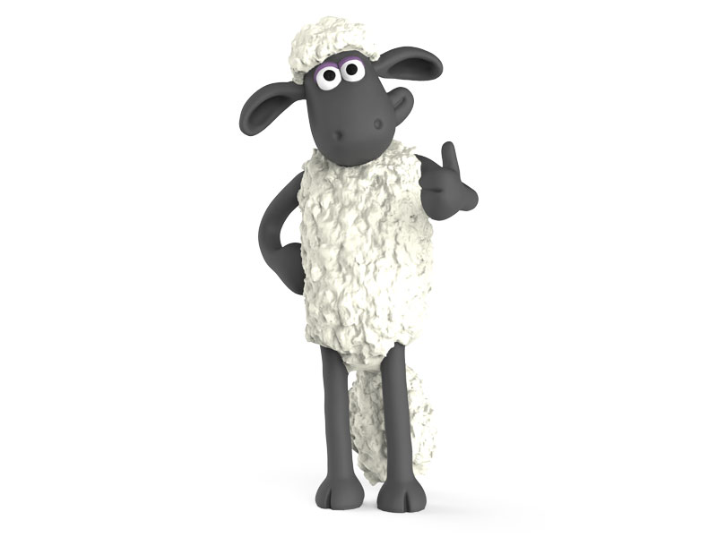 Shaun The Sheep Artec Spider Europac 3D