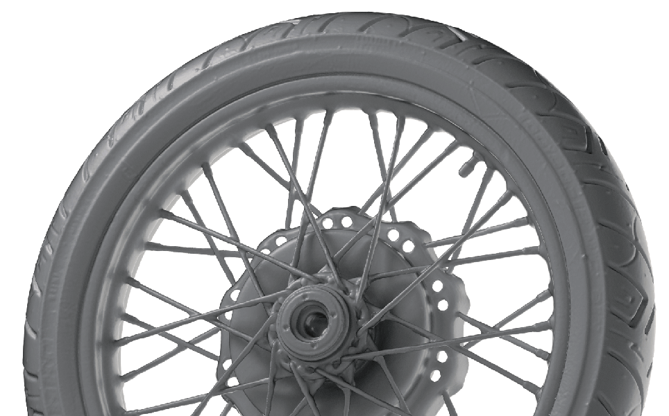 Artec3D Motorcycle Wheel