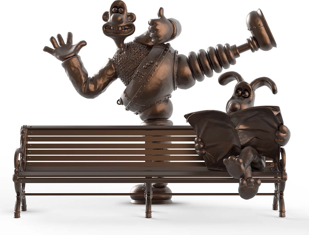 Wallace & Gromit Bench