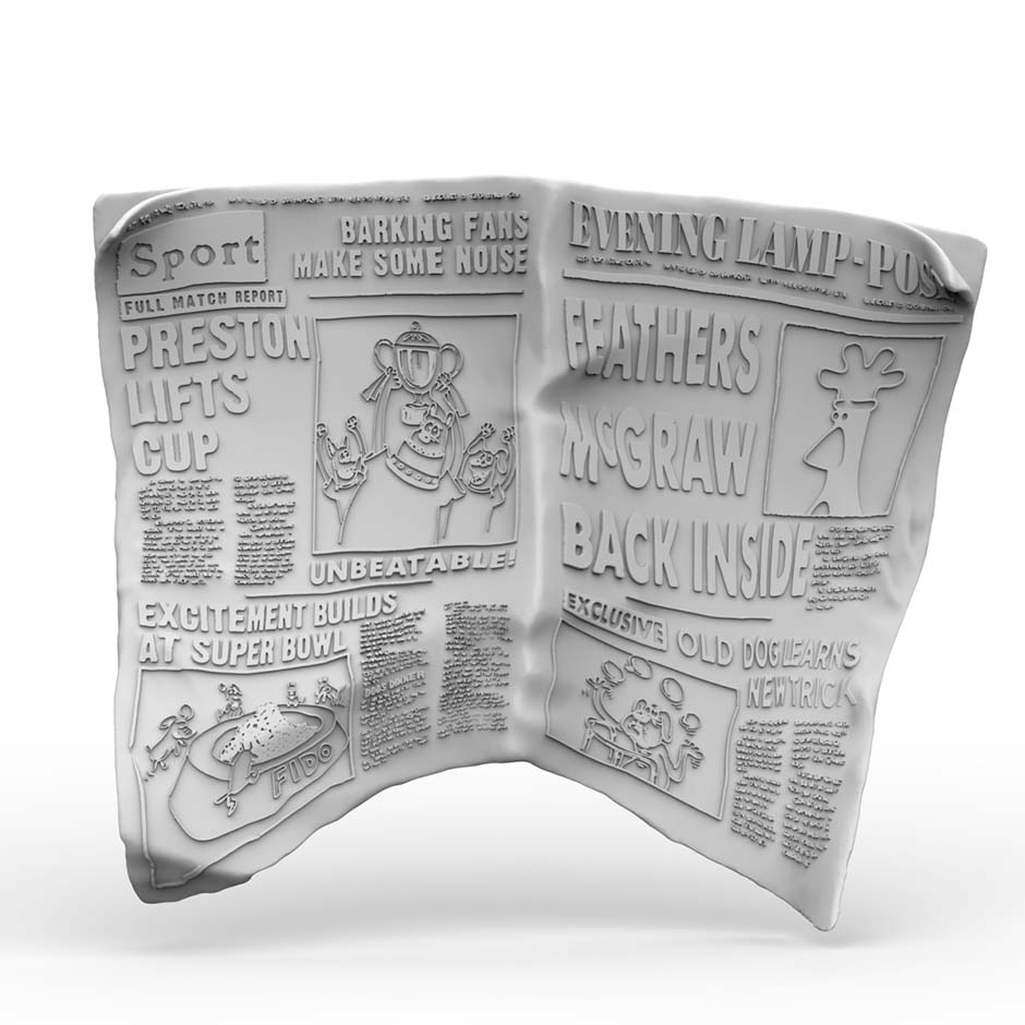 Wallace and Gromit Newspaper