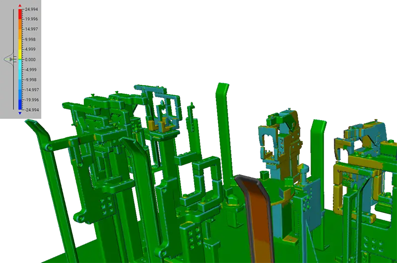 Colourmap Fixture Insepction Using Artec Leo