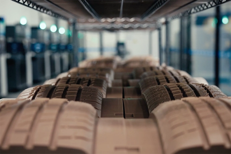 SLA 3D Printed Tyre Mould