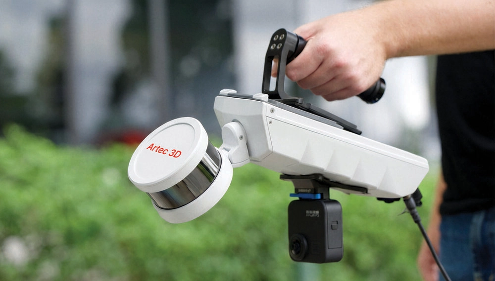 Artec Jet SLAm Lidar handheld 3d scanner
